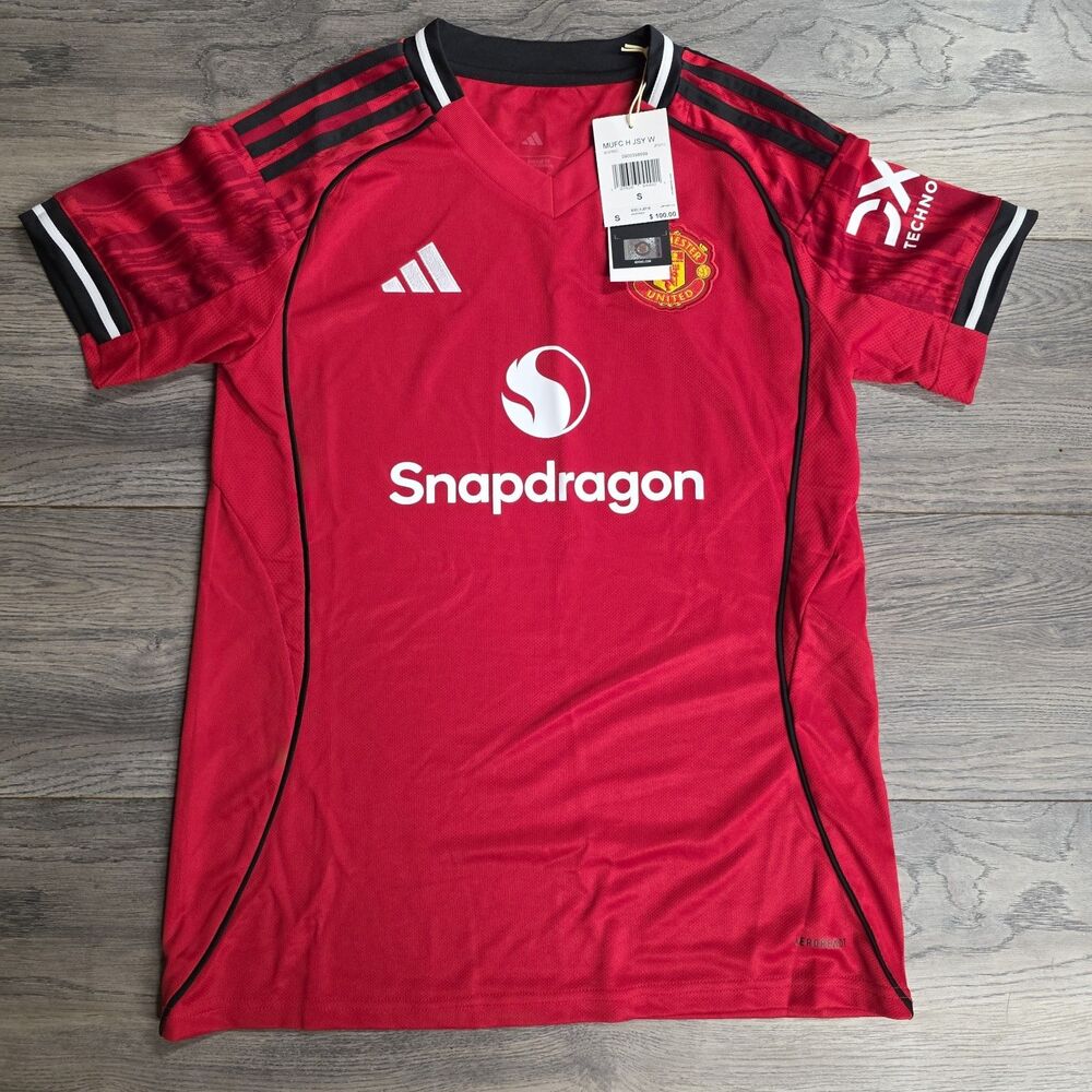 Manchester United Adidas Home Jersey 2025/26 Soccer JI7428 Snapdragon Men S NEW